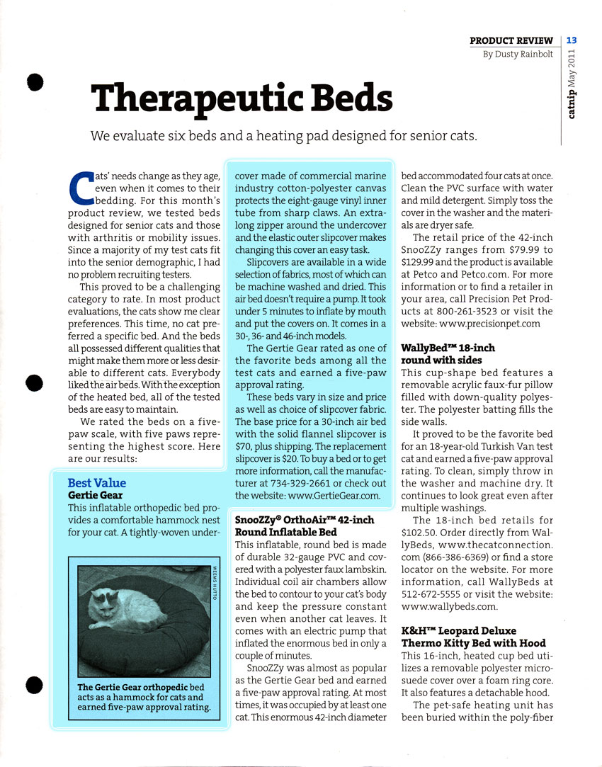 Catip magazine, May 2011, page 13