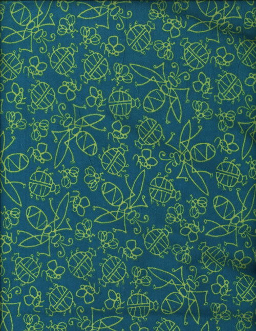 DOODLE BUGS - FLANNEL cover/airbed set-bugs, doodles, insects, blue, teal lime, green, flies, ladybugs, dragonfly, flannel, cotton, natural fiber, pet bed, dog bed, cat bed, pet air bed, orthopedic support, veterinarian recommended, machine washable, machine dry slipcovers, apparel fabric, easy change, sustainable, eco-friendly, dog, cat, claw and nail proof, vet recommended, environmentally responsible, pet bed, dog bed, cat bed, natural nest, nesting area, long lasting, never compresses, replacement slipcovers, handcrafted, made in Michigan, made in USA, snazztastic, fashion covers, home decor, style, ARNO, Animal Rescue New Orleans